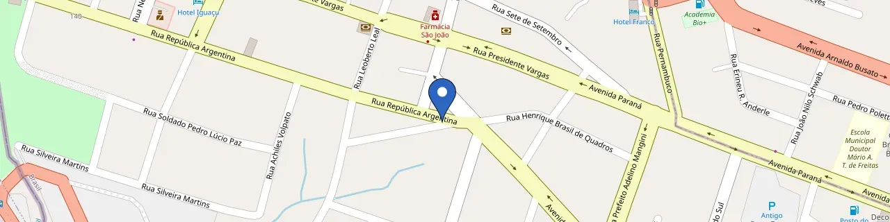 Mapa da estação Taxi Taffarel