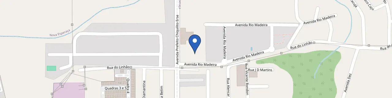 Mapa da estação Supermercado Arasuper