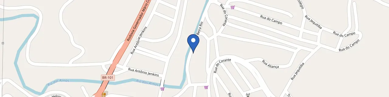 Mapa da estação Residêncial Maestro Claudio