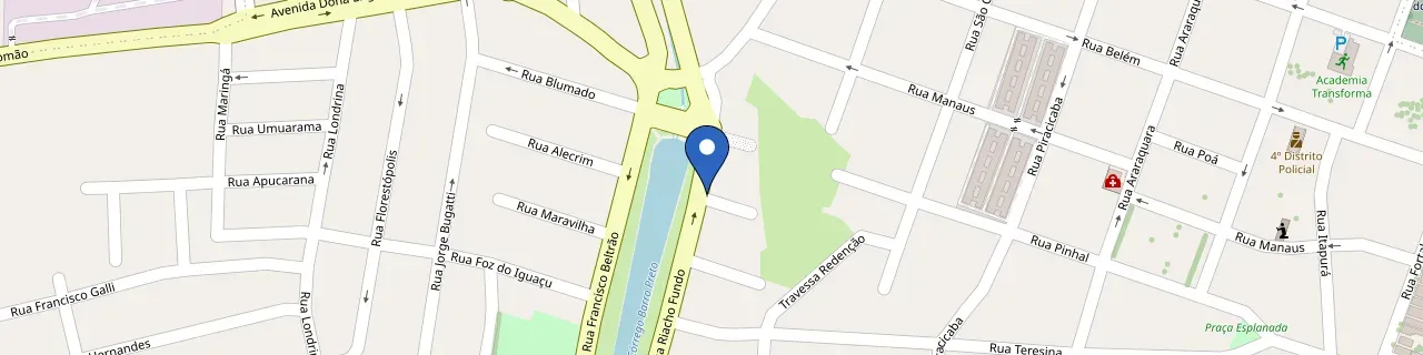 Mapa da estação Auto Prime Veículos