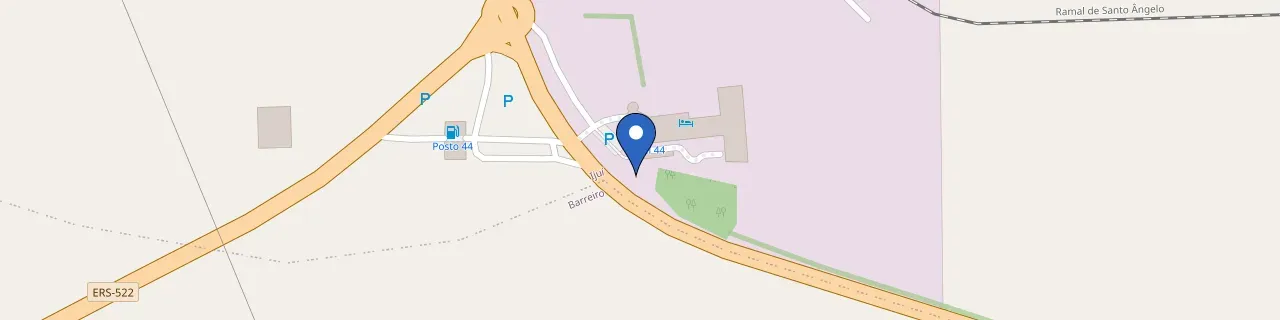 Mapa da estação Hotel 44 Ijuí