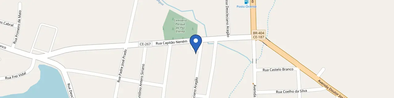 Mapa da estação Planeta Net Telecom