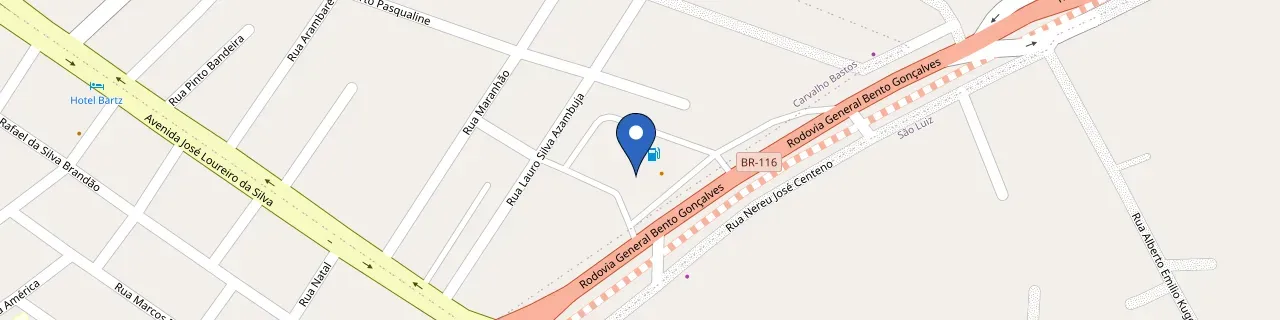 Mapa da estação Posto Sim