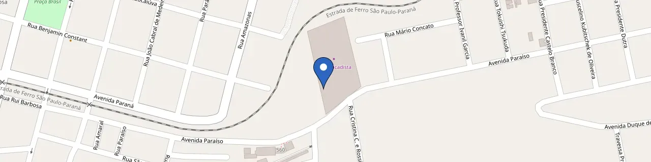 Mapa da estação Box Atacado