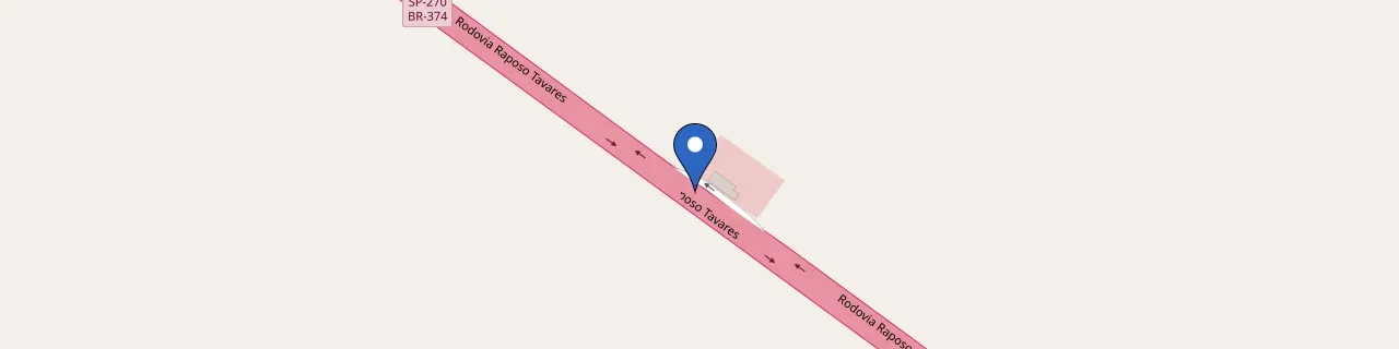 Mapa da estação Salto Grande Oeste