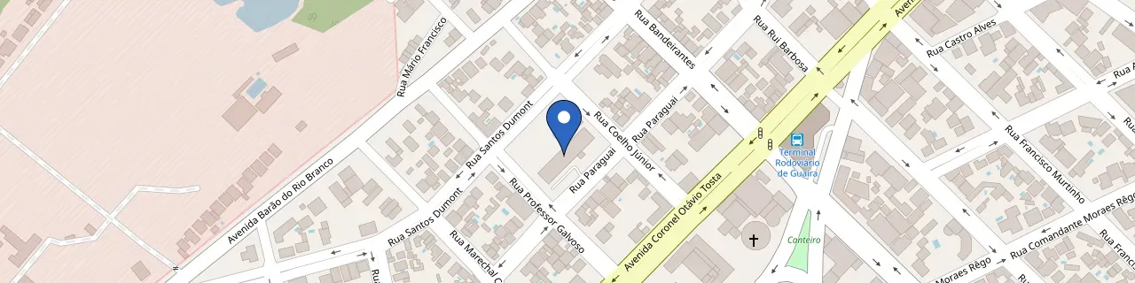 Mapa da estação Hotel Deville Express Guaíra