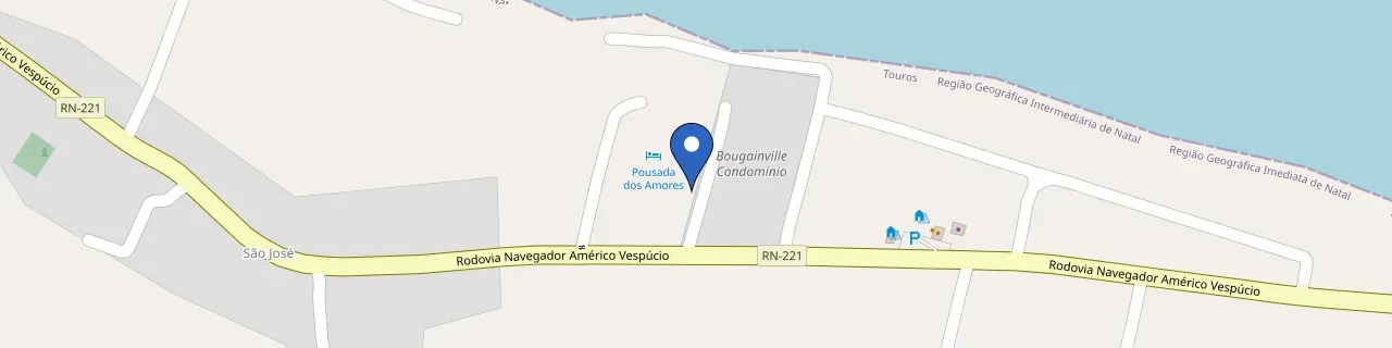 Mapa da estação Pousada Spa Dos Amores / Condomínio Petit Bougainville