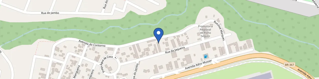 Mapa da estação Pousada Atenas