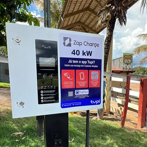 Foto 2 da estação Zap Charge - Jaraguá - Go
