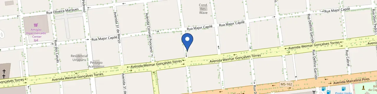 Mapa da estação Eldourado’S Hotel