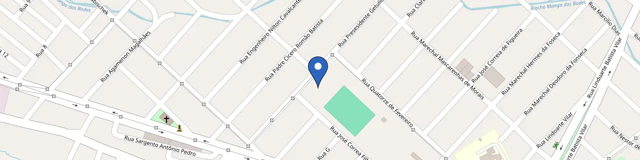 Mapa da estação Clínica Dr. Anderson Lima / Thérapie Medical Center