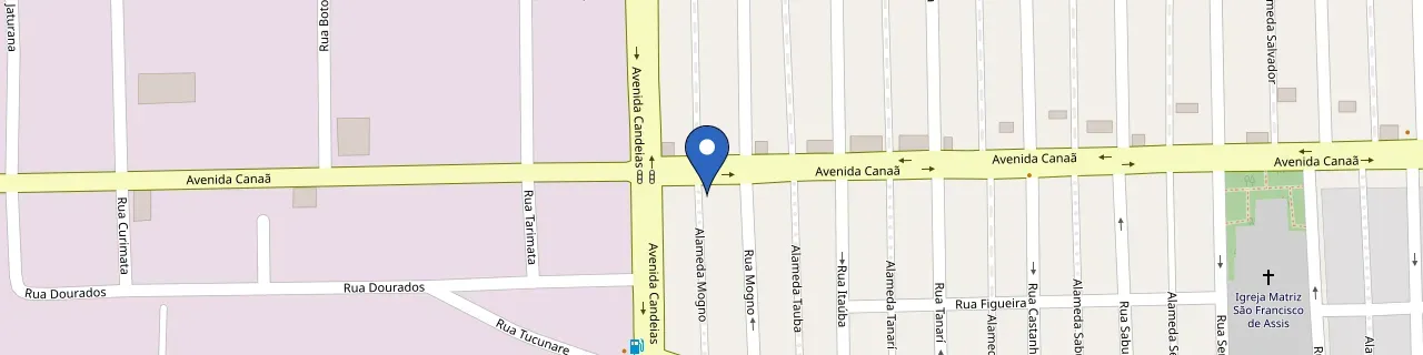 Mapa da estação Eletromec Solar