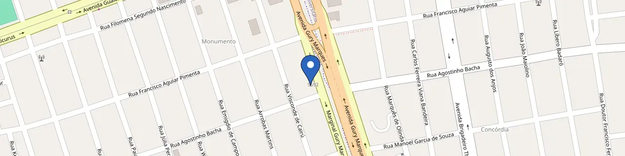 Mapa da estação Cogera Energia