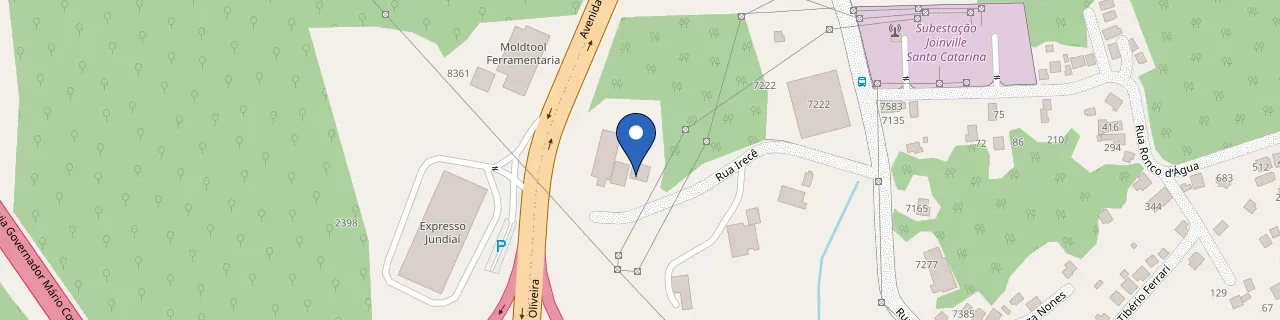 Mapa da estação Cena