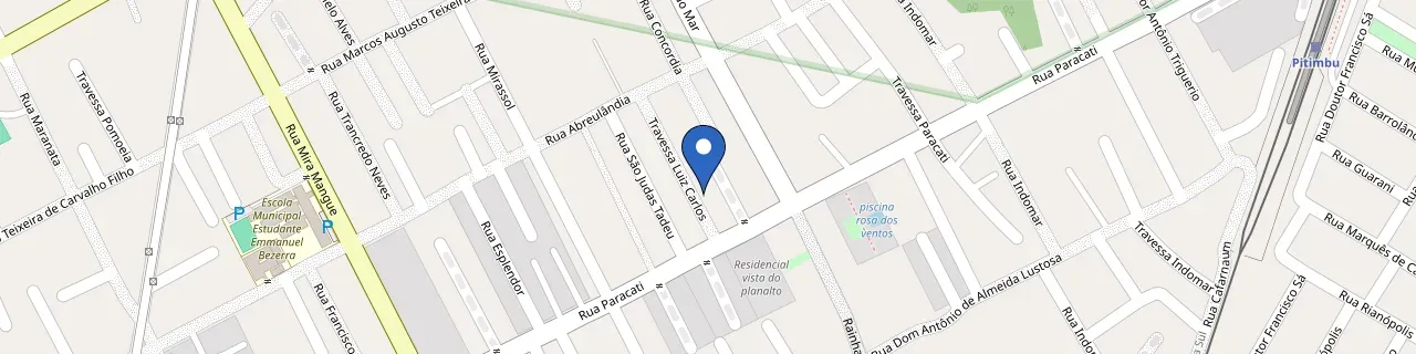 Mapa da estação Condomínio João Helio