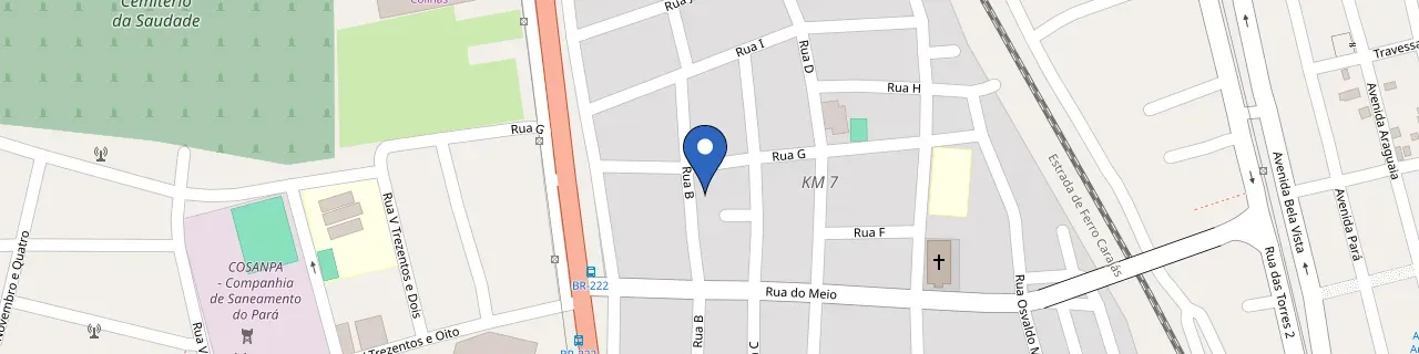 Mapa da estação Residencial