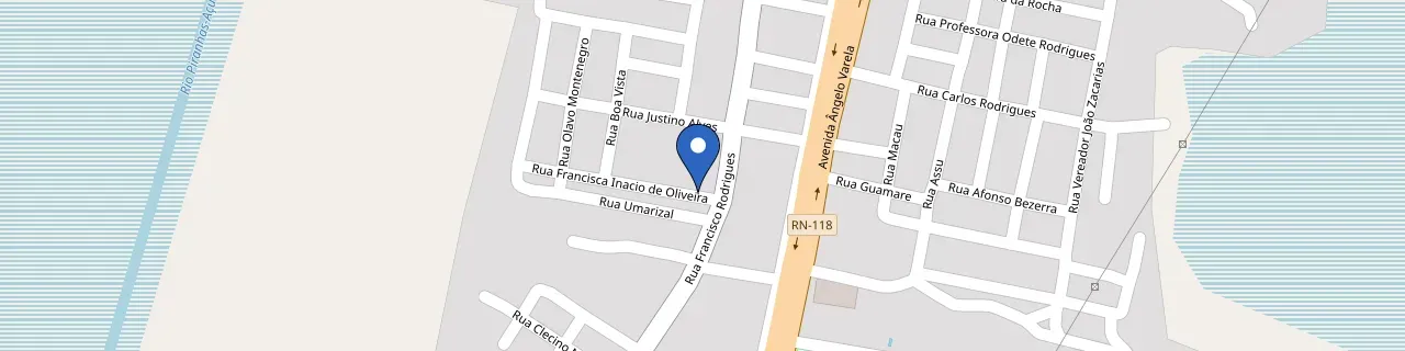 Mapa da estação Mega Mais Atacarejo