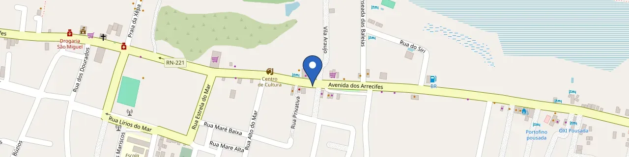 Mapa da estação On Energy - São Miguel Do Gostoso