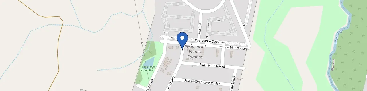 Mapa da estação Condominio