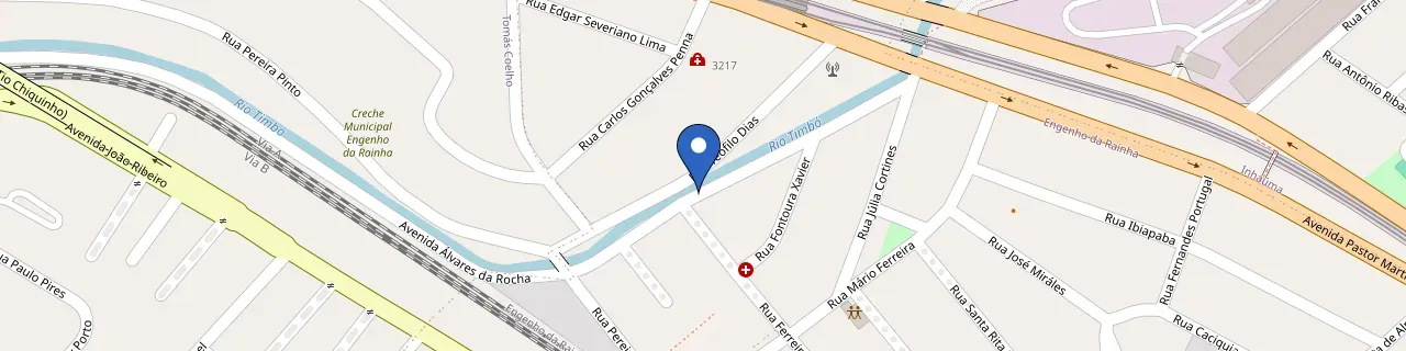 Mapa da estação Recar Supermercado Guanabara Engenho Da Rainha