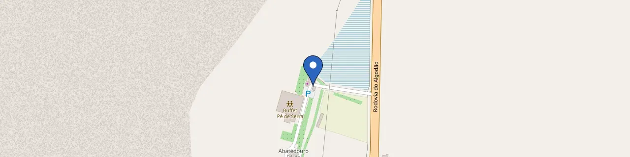 Mapa da estação BR Super Carga - Restaurante Pé De Serra - Quixadá