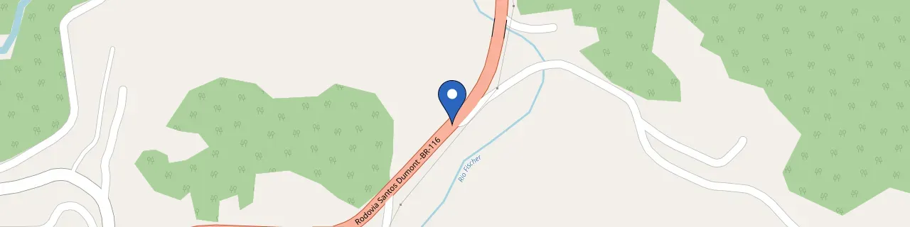 Mapa da estação EcoRioMinas - Sau Teresópolis