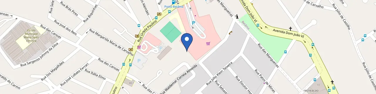 Mapa da estação Central PARK Betania