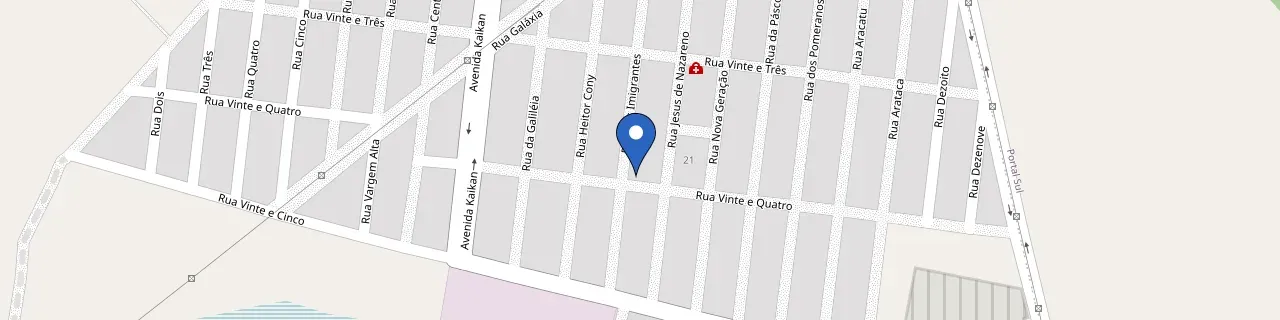 Mapa da estação Geracão Solar.TX