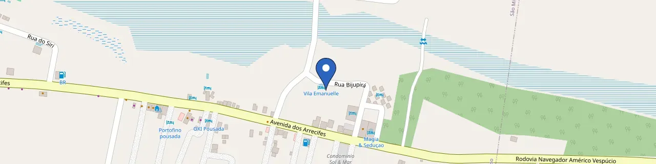 Mapa da estação Vila Emanuelle Pousada