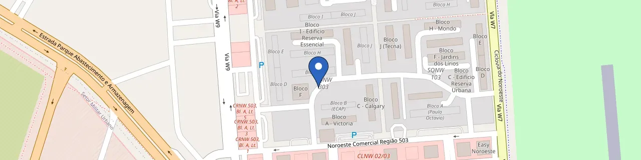 Mapa da estação Residencial Algarve