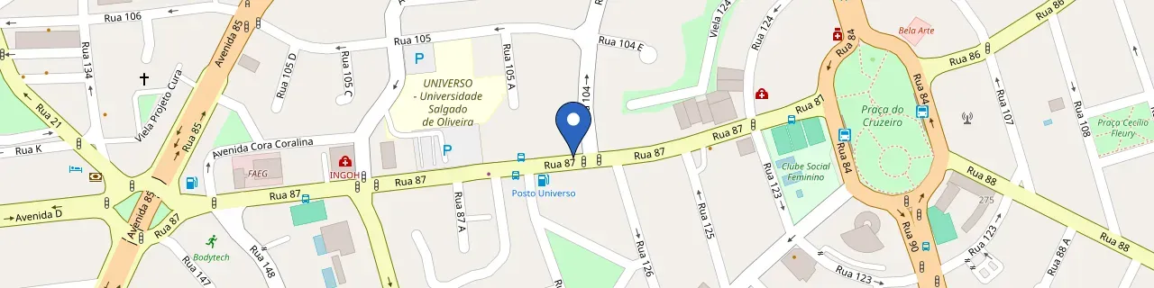 Mapa da estação Carga Rápida Provenda