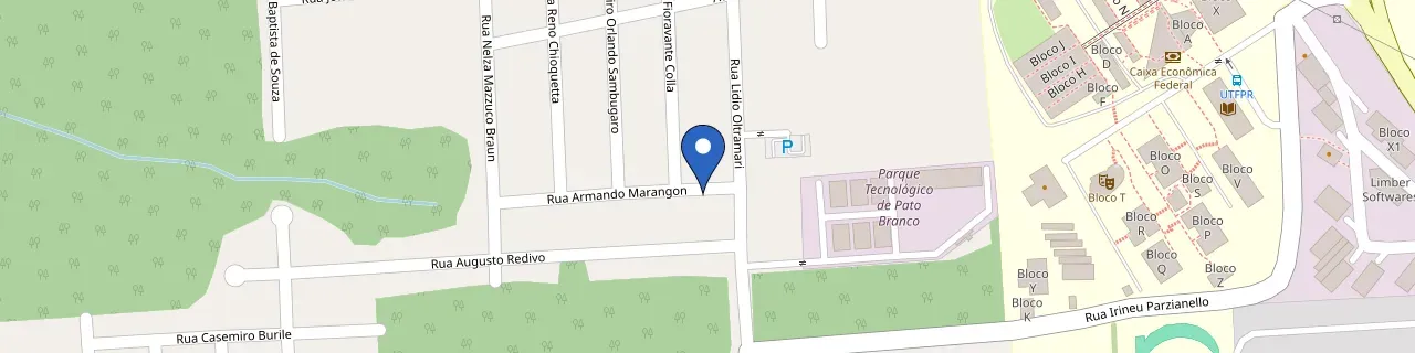 Mapa da estação Residencial