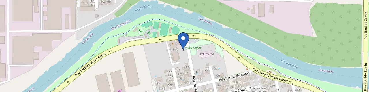 Mapa da estação Kraper - Sun7.River Gastro Bar, Jaraguá Do Sul