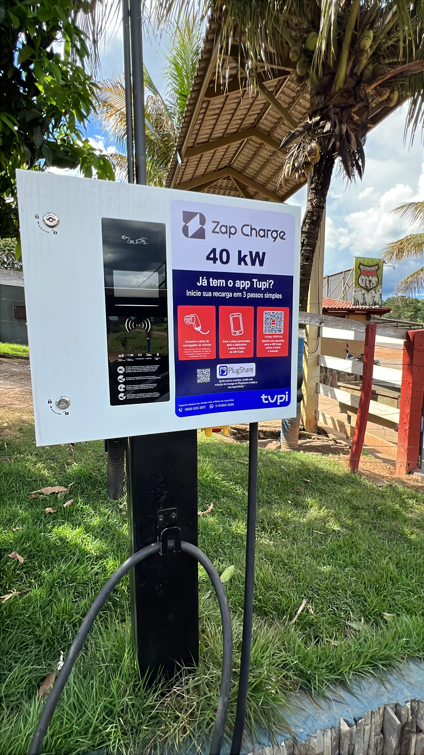 Foto 2 da estação Zap Charge - Jaraguá - Go
